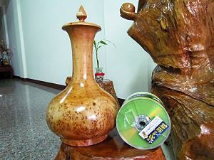 香杉福杉木瘤釘仔瘤閃花聞香花瓶聚寶盆,詳盡說明介紹