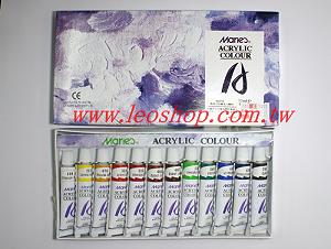 壓克力顏料 12色,詳盡說明介紹