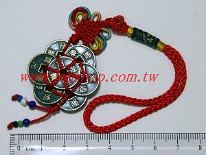 1.5cm 六帝錢 吊飾(梅花造型),詳盡說明介紹