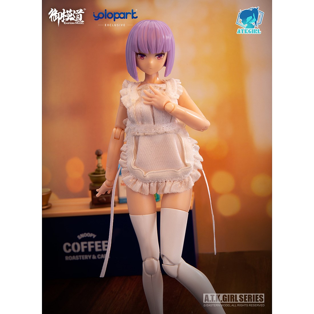 御模道1/12 ATK GIRL 四聖獸女僕裝素體+套裝.玩具王國Toyking.鋼彈.鋼