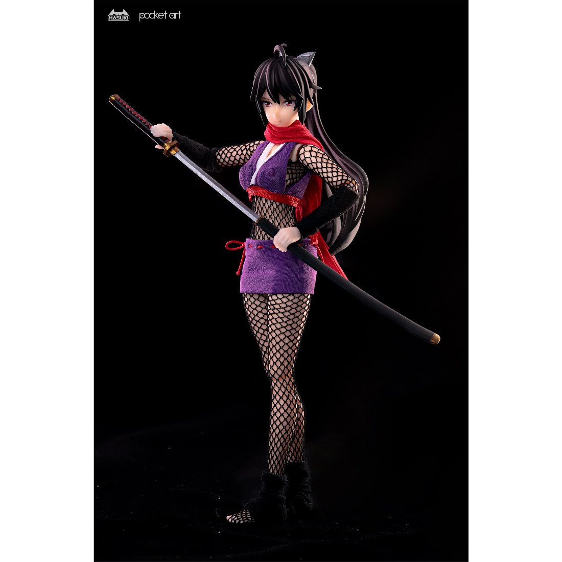 23年第一季預購HASUKI 神貓跳動1/12 Pocket Art PA002 女忍者萩