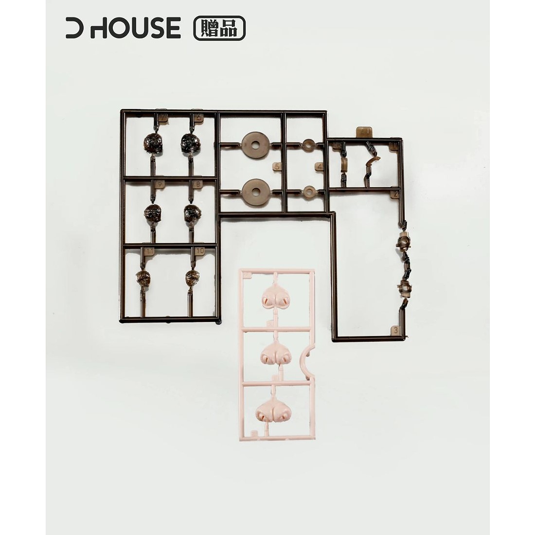 D house 1/12 組裝模型 機娘素體配件包 白色 附特典 骨裝機娘 女神裝置適用 .玩具王國 Toyking.鋼彈.鋼彈模型.玩具