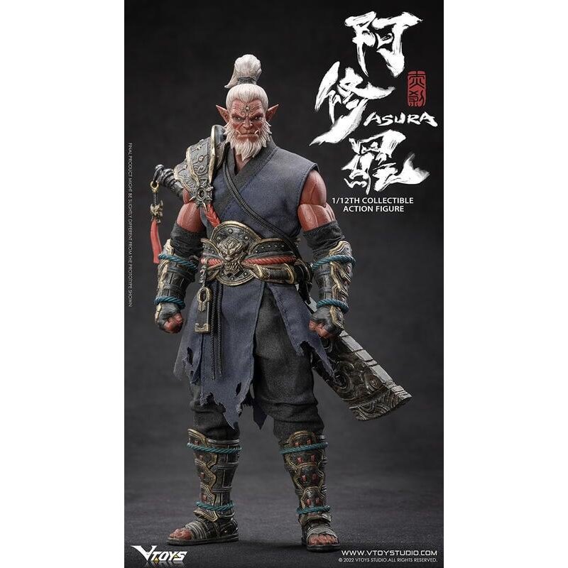 23年第三季VTOYS 1/12 阿修羅赤剎布衣收藏可動人偶.玩具王國