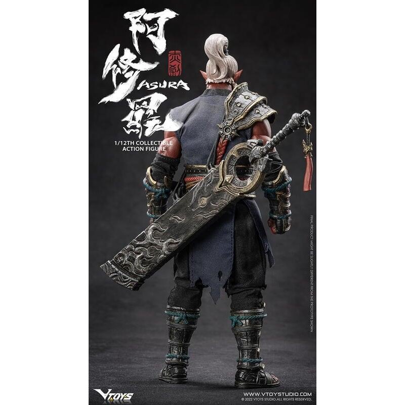 23年第三季VTOYS 1/12 阿修羅赤剎布衣收藏可動人偶.玩具王國Toyking.鋼