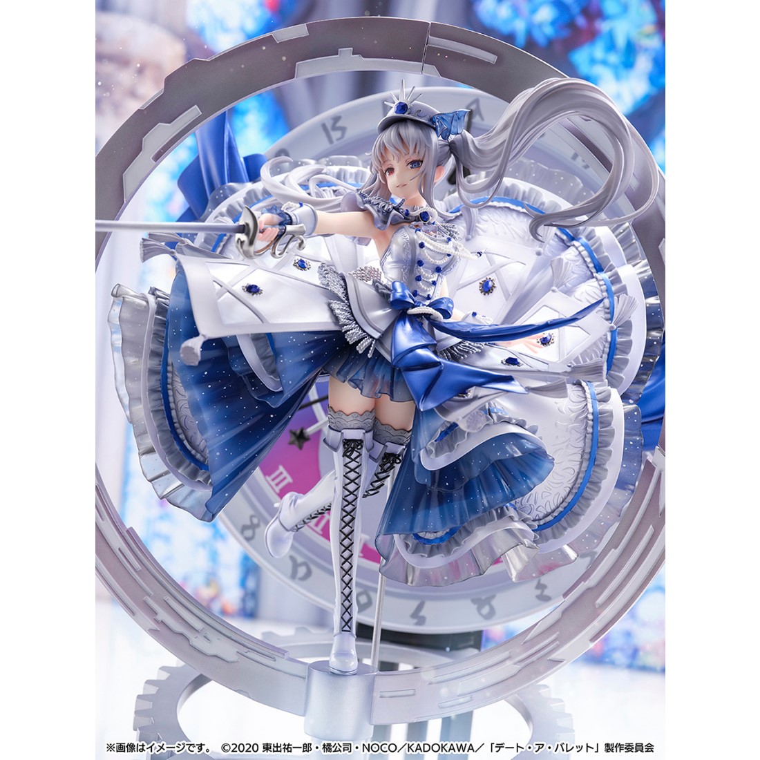 eStream 1/7 約會大作戰狂三外傳白之女王藍寶石禮服.玩具王國Toyking