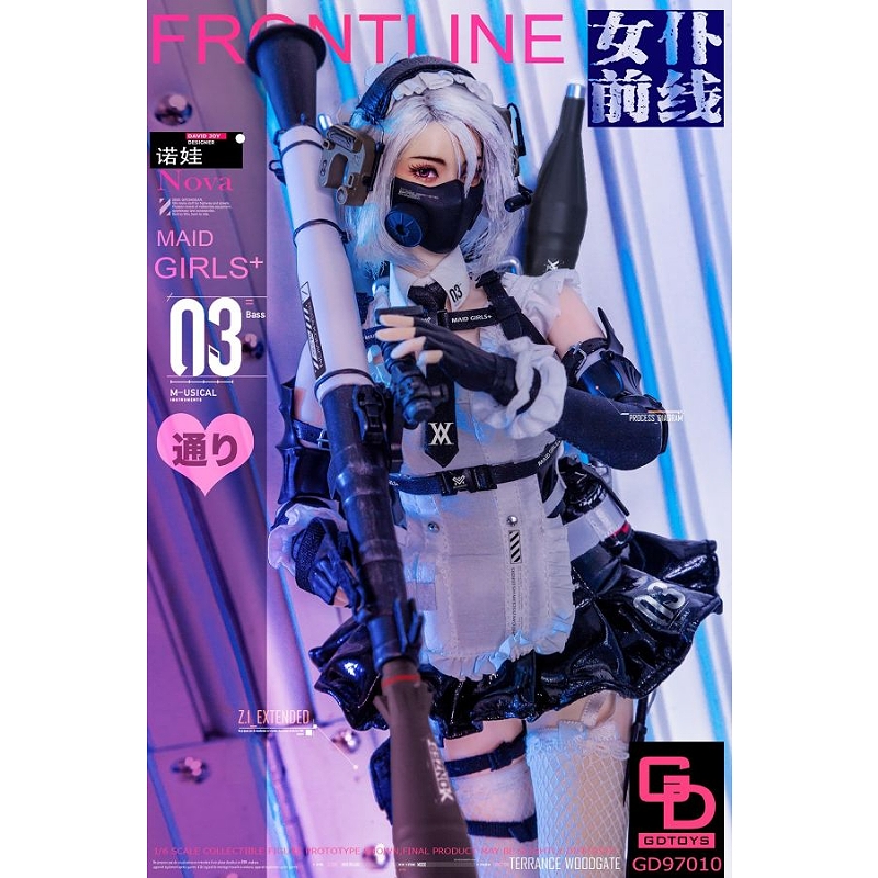 GDTOYS 1/6 女僕前線第三彈諾娃NOVA 可動眼12吋.玩具王國Toyking.鋼彈