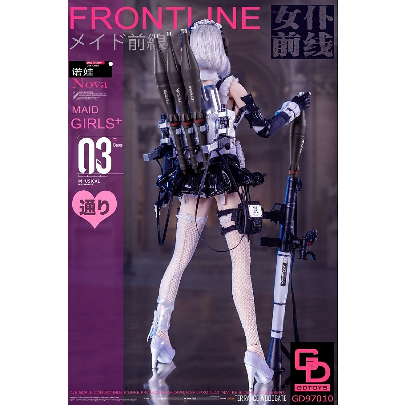 GDTOYS 1/6 女僕前線第三彈諾娃NOVA 可動眼12吋.玩具王國Toyking.鋼彈