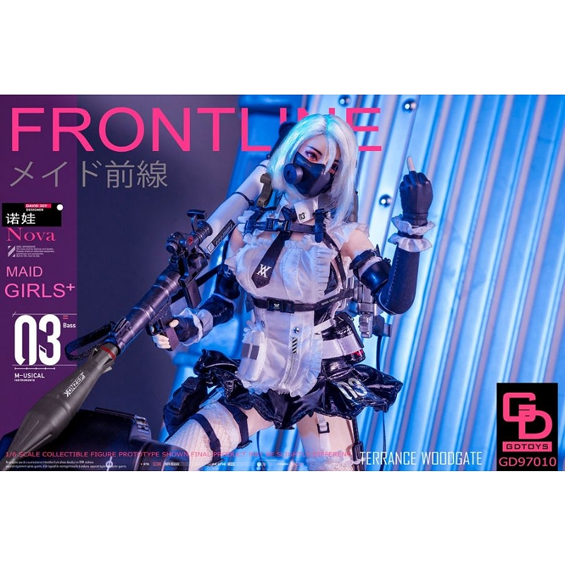 GDTOYS 1/6 女僕前線第三彈諾娃NOVA 可動眼12吋.玩具王國Toyking.鋼彈