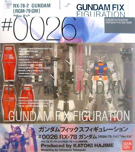 専用：GUNDAM FIX #0026 RX-78-2 [RGM-79 GM] Gundam Fix Figuration #0026 RX-78 Gundam Ver.Ka RGM-79 Bandai