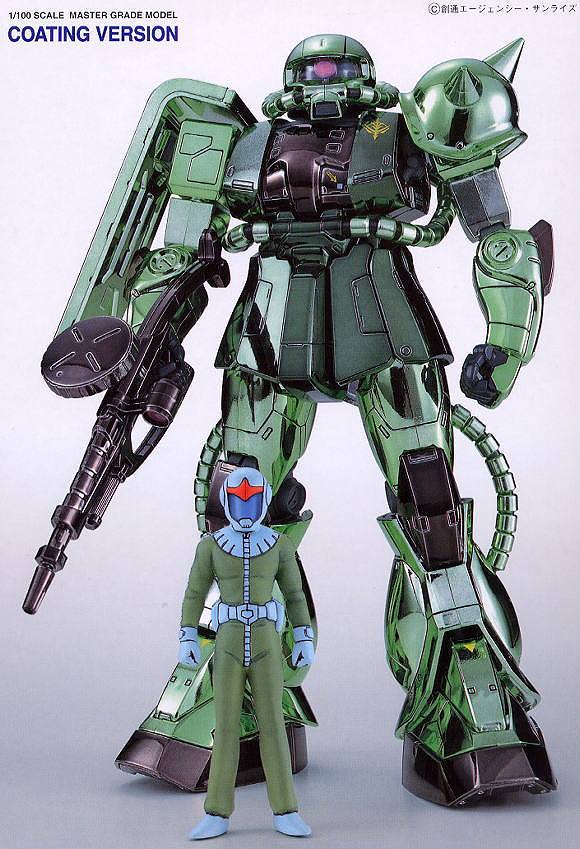 MG 1/100 MS-06F/J Zaku II Coating Version.鋼彈模型MG版1/100.麗王 