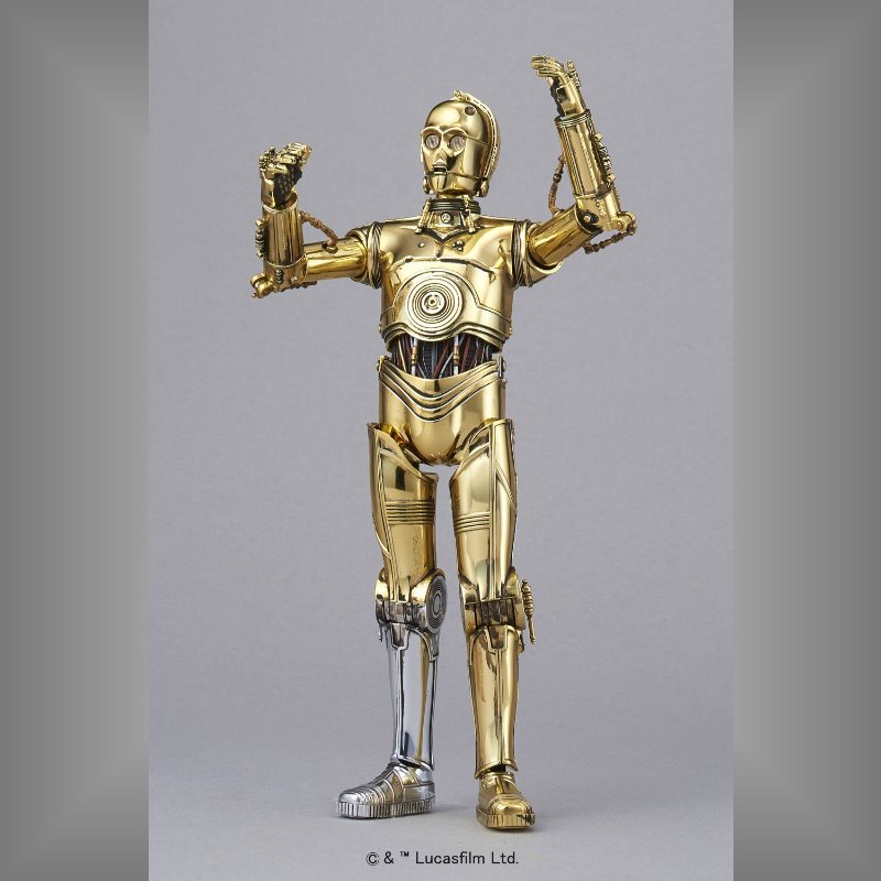Art and Musings of a Miniature Hobbyist: Star Wars C-3PO - Bandai 1/12