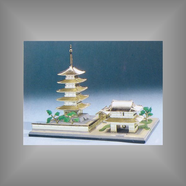 日本名城模型JAPANESE GARDEN NG-11 浅草寺五重塔.鋼彈.鋼彈模型.麗王