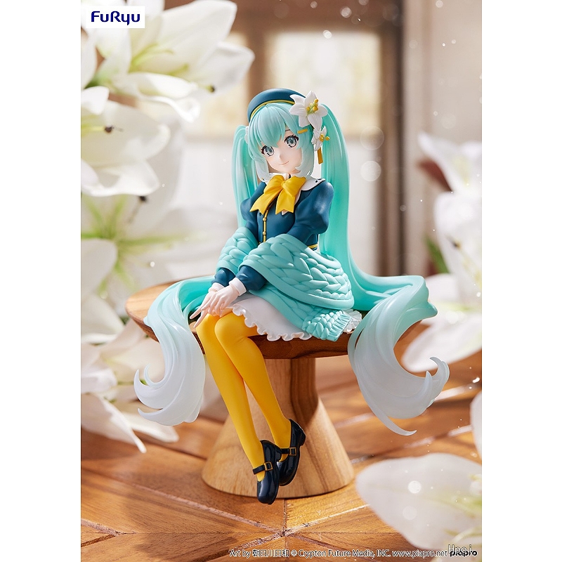 （新品未開封）TOMY FLU FLEUR 音に反応するレトロ玩具 FuRyu 景品初音未來Flower Fairy 百合花泡麵蓋.玩具王國Toyking.鋼彈