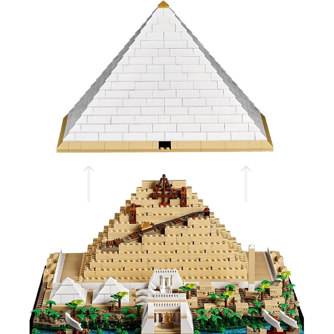 專用 Brick 12 磚家】LEGO 21058 吉薩金字塔LED 燈光組– Brick 12 磚