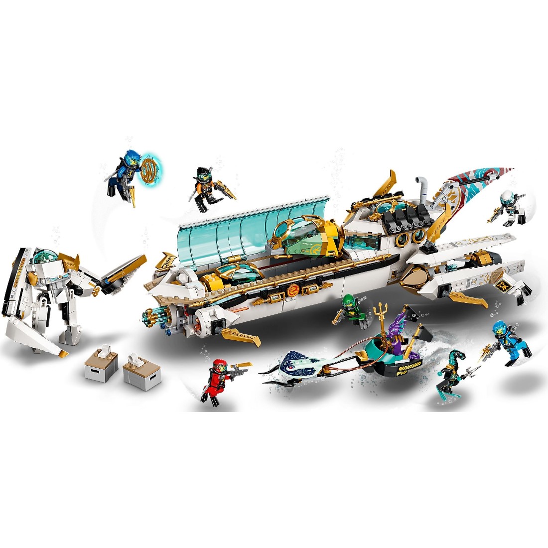 Lego 樂高Ninjago 忍者71756 水力使命號.鋼彈.鋼彈模型.麗王.玩具王國世界.