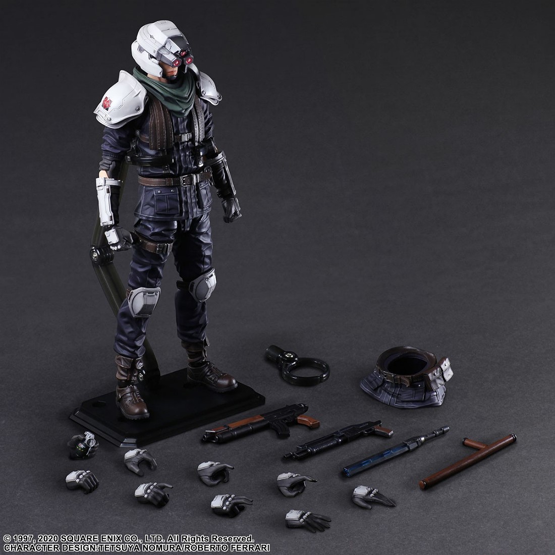 日版SE PLAY ARTS改太空戰士7 FF7 神羅警備兵.玩具王國Toyking.鋼彈.鋼